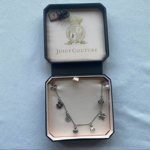 Silver Juicy Couture Charm Necklace 💕👑✨